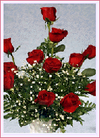 The most romantic of Easter gifts - a dozen red roses