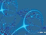 ' Blue Sparks ' fractal by Piglette - Please click on the fractals for the full image.