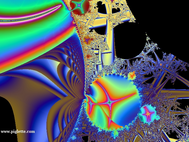 ' Glass Balls ' Tierazon fractals from Piglette.  Computer generated fractal art.