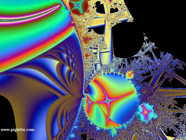 ' Glass Balls ' Tierazon fractals from Piglette.  Computer generated fractal art.