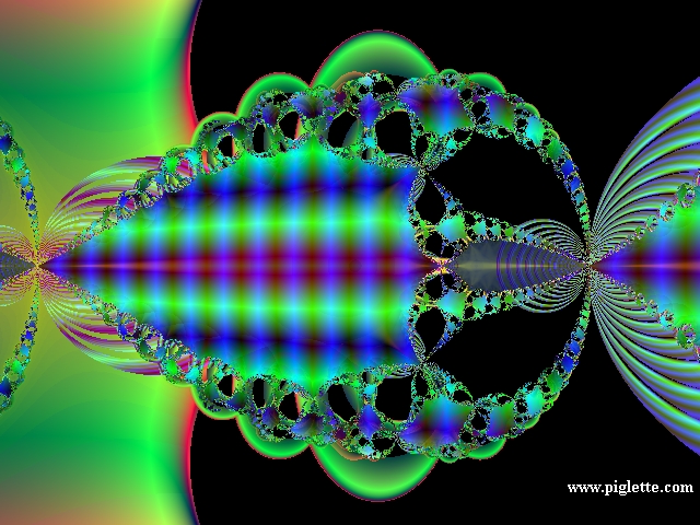 Piglette's Fractals - ' Jewelled Scarab ' - Beautiful fractal art reminiscent of Ancient Egypt.