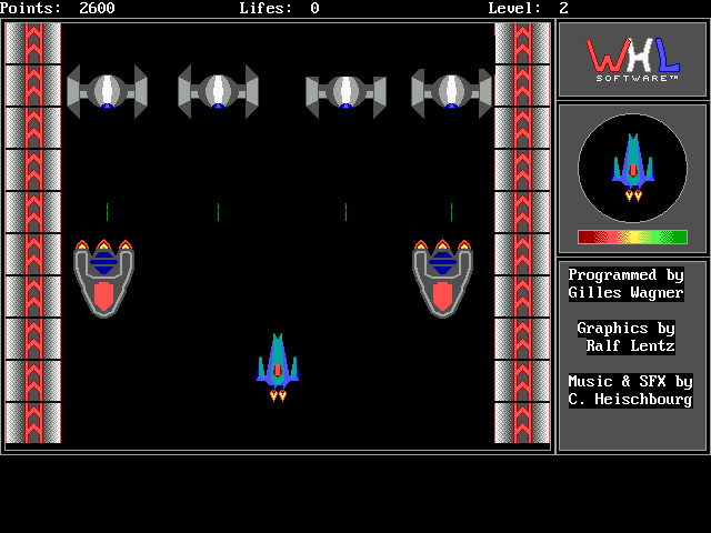 Space shuttle game screenshot