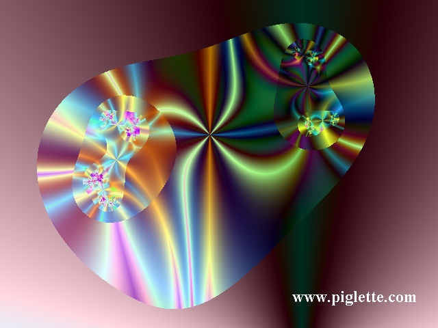 ' Mirrors ' - fine colorful tierazon fractals from Piglette's Fractal Universe