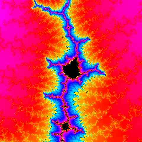 Piglette's fractals - 'Mmmm2' - A strange name for this little fractal created from the mandelbrot set